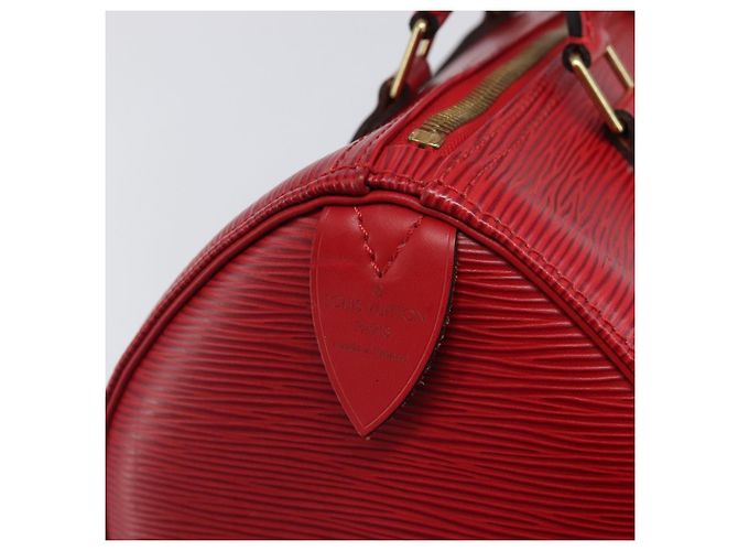 Borsa a mano LOUIS VUITTON Epi Speedy 25 Castilian Red M43017 LV Auth 199331V Rosso - vista 20
