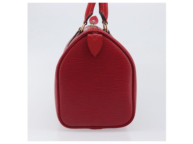 Borsa a mano LOUIS VUITTON Epi Speedy 25 Castilian Red M43017 LV Auth 199331V Rosso - vista 3