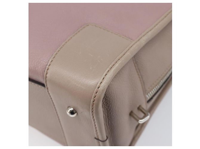 LOEWE Amazona 28 Handtasche Leder Rosa Silber Authentisch 200805V Pink - Ansicht 15