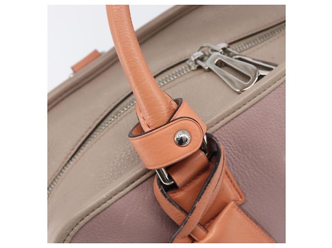 LOEWE Amazona 28 Handtasche Leder Rosa Silber Authentisch 200805V Pink - Ansicht 19