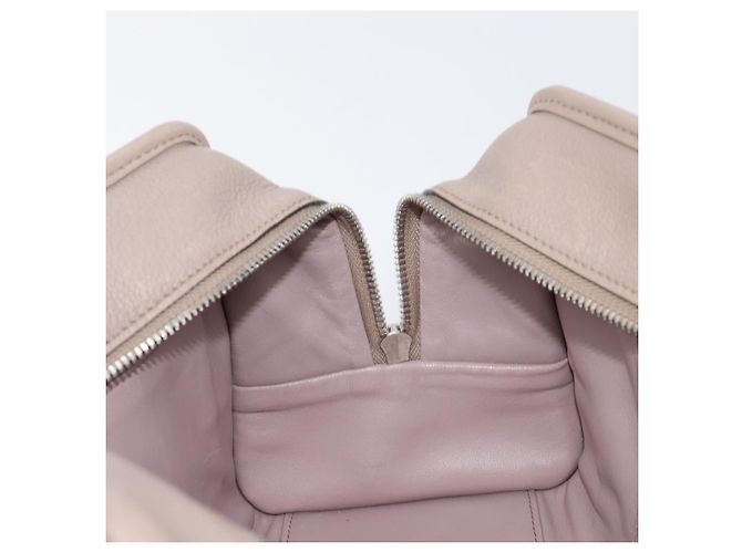 LOEWE Amazona 28 Handtasche Leder Rosa Silber Authentisch 200805V Pink - Ansicht 22