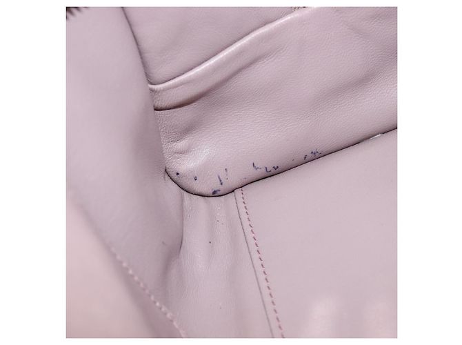 LOEWE Amazona 28 Handtasche Leder Rosa Silber Authentisch 200805V Pink - Ansicht 24