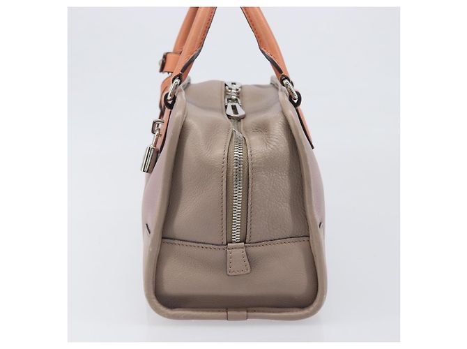 LOEWE Amazona 28 Handtasche Leder Rosa Silber Authentisch 200805V Pink - Ansicht 3