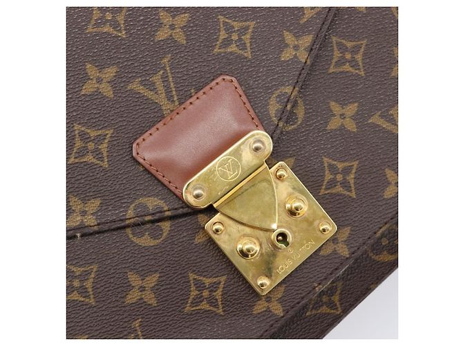 Borsa a mano LOUIS VUITTON Monogram Monceau 28 M51185 LV Auth ka6012 Monogramma - vista 18