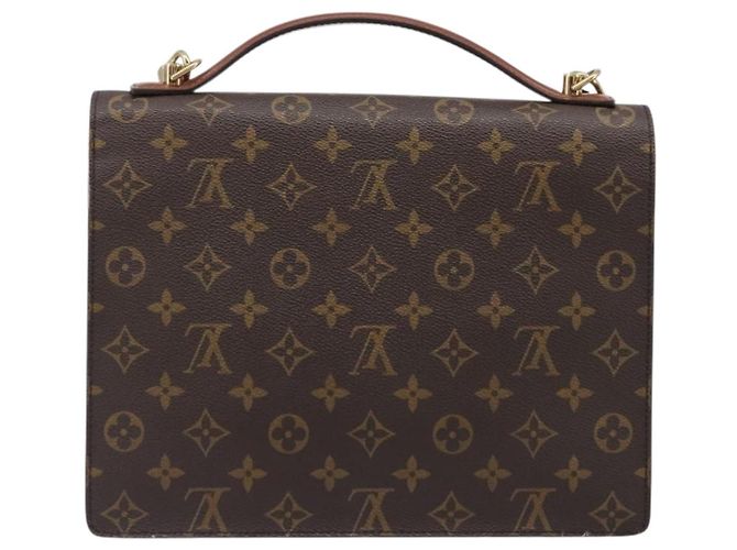Borsa a mano LOUIS VUITTON Monogram Monceau 28 M51185 LV Auth ka6012 Monogramma - vista 2