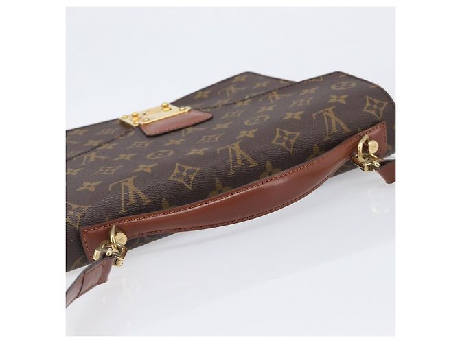 Borsa a mano LOUIS VUITTON Monogram Monceau 28 M51185 LV Auth ka6012 Monogramma - vista 7
