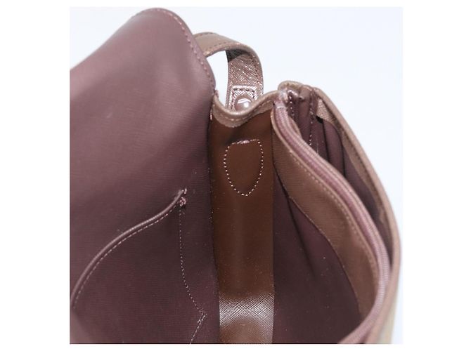 Borsa a tracolla Burberrys Nova Check Canvas Beige Gold Auth ka6035 D'oro - vista 18