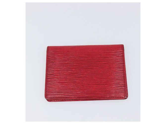 LOUIS VUITTON Set di 3 Portafogli Epi Rosso Giallo LV Auth BA15268 - vista 3