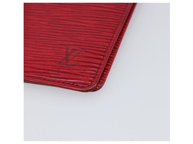 LOUIS VUITTON Set di 3 Portafogli Epi Rosso Giallo LV Auth BA15268 - vista 7