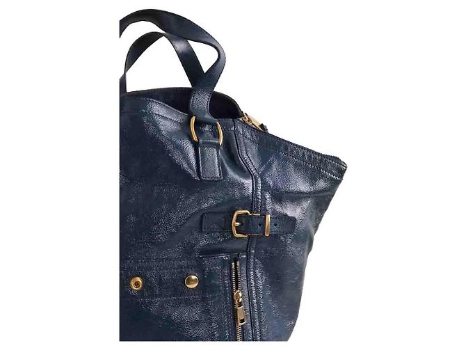 Yves Saint Laurent Blauer Tote Bag - Ansicht 2