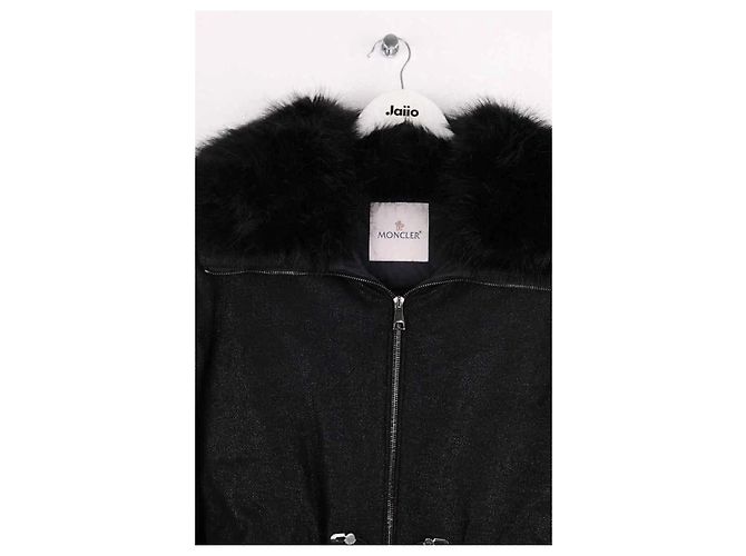 Moncler Black Wool Down Jacket - view 2