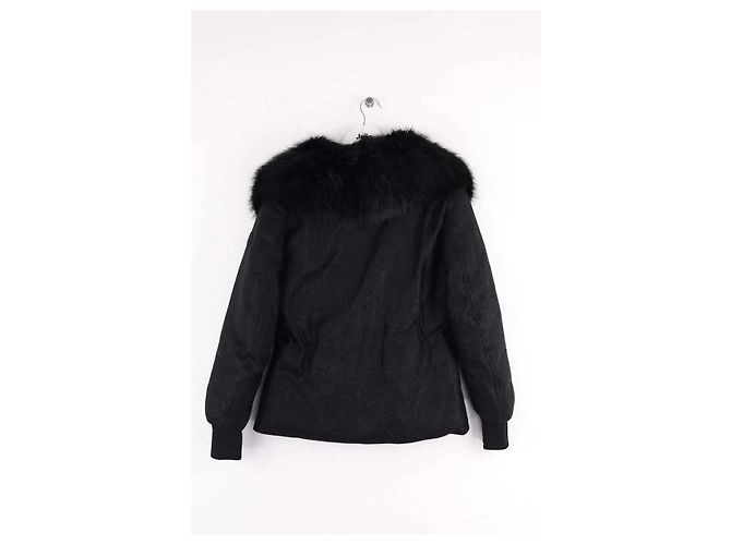 Moncler Black Wool Down Jacket - view 3