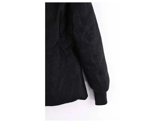 Moncler Black Wool Down Jacket - view 4
