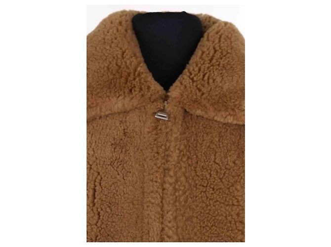 Sandro Camel Coat S - view 2