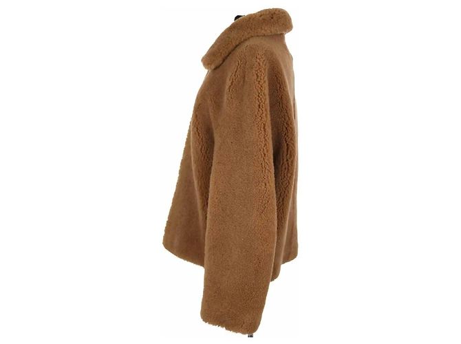 Sandro Camel Coat S - view 3