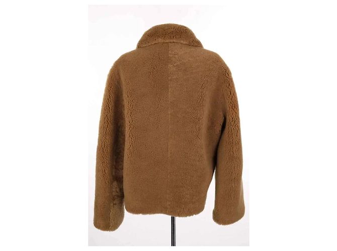 Sandro Camel Coat S - view 4