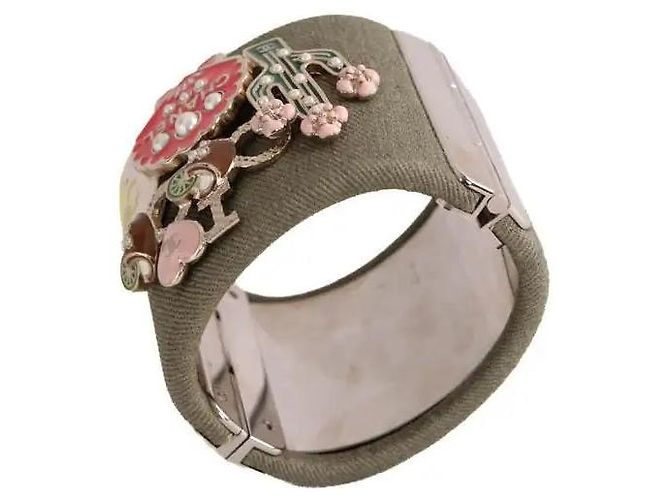Pulsera Chanel de acero caqui - vista 3