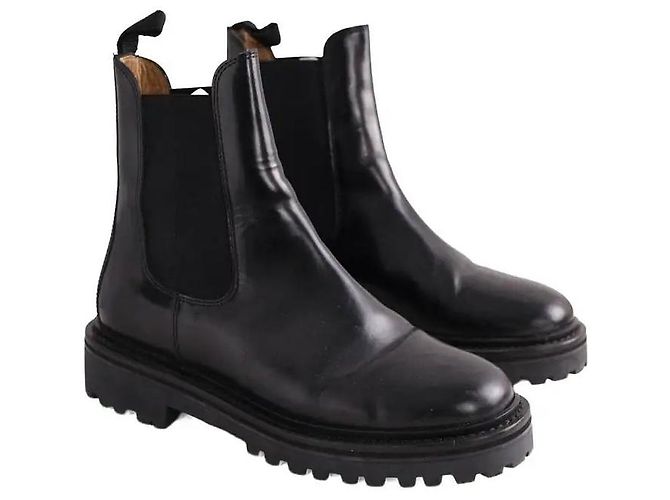 Isabel Marant Black biker boots - view 3