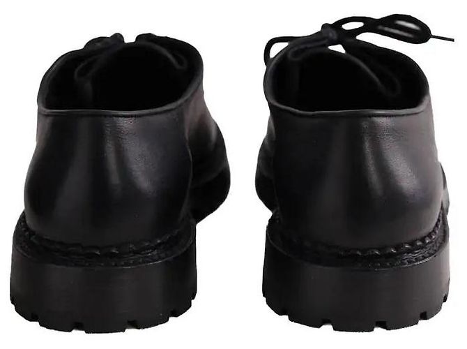 Scarpe stringate Saint Laurent in pelle nera Nero - vista 2