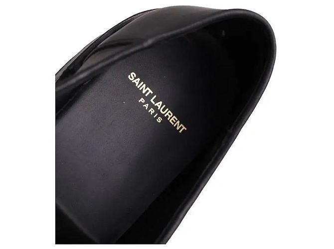 Scarpe stringate Saint Laurent in pelle nera Nero - vista 4