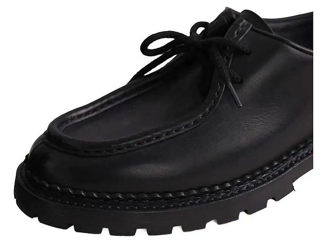 Scarpe stringate Saint Laurent in pelle nera Nero - vista 5