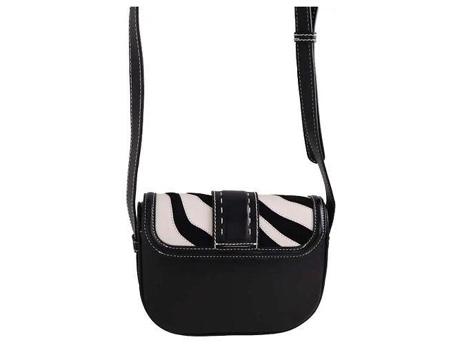 Borsa a tracolla Lancel Sienna in pelle nera Nero - vista 3
