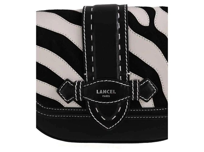 Borsa a tracolla Lancel Sienna in pelle nera Nero - vista 4