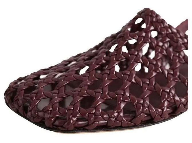Bottega Veneta Mules bordeaux Bordò - vista 4