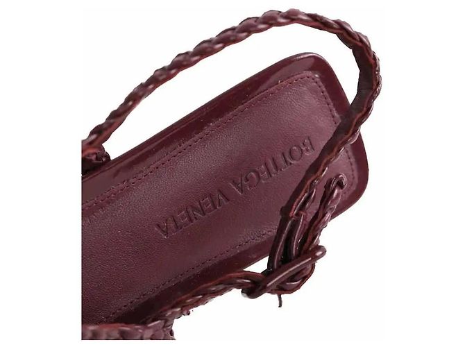 Bottega Veneta Mules bordeaux Bordò - vista 5