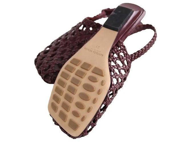Bottega Veneta Mules bordeaux Bordò - vista 6