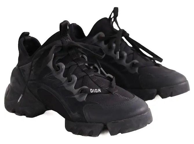 Dior Sapatilhas D Connect pretas Preto - vista 3