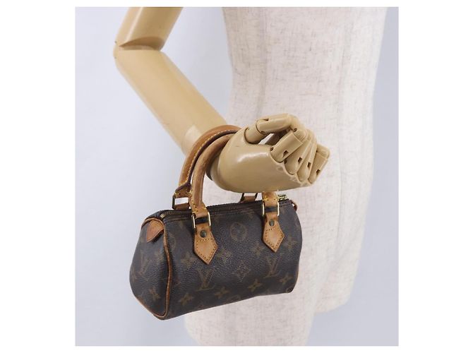 LOUIS VUITTON Monogram Mini Speedy Hand Bag M41534 LV Auth 202151 Monogramma - vista 21