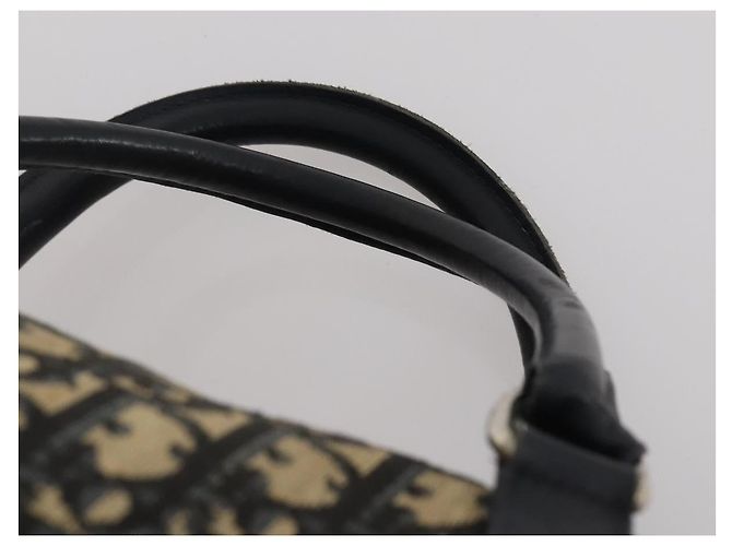 Borsa Boston Christian Dior Trotter Canvas Navy Silver Auth 199570 Argento Blu navy - vista 8