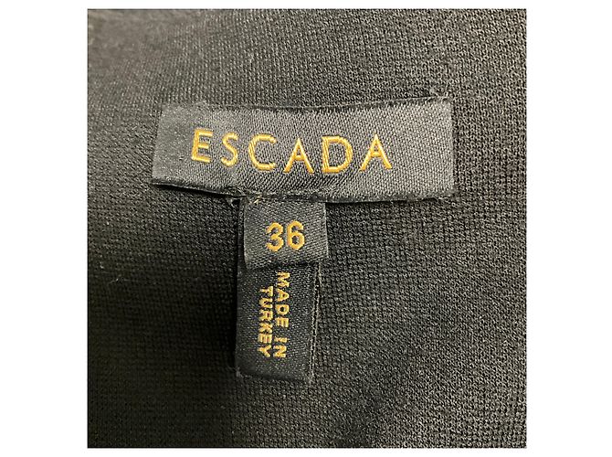 Escada Black Evokunia besticktes Stretch-Jersey Midikleid Schwarz - Ansicht 4