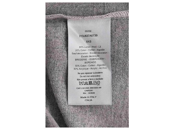 Dior T-Shirt aus Wolle Grau - Ansicht 6