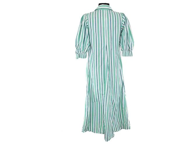 Vestido Ganni de algodón verde - vista 4