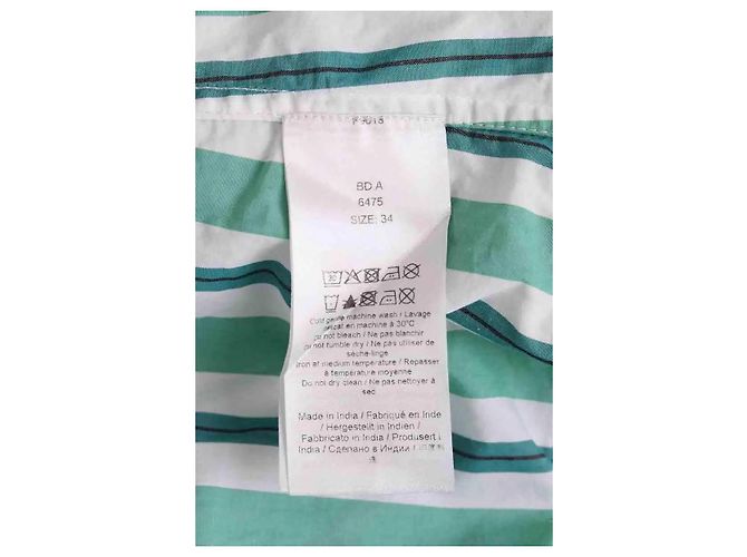 Vestido Ganni de algodón verde - vista 6
