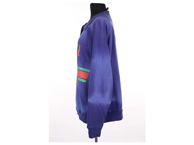 Gucci Cardigan aus Baumwolle Blau Herren XS - Ansicht 3