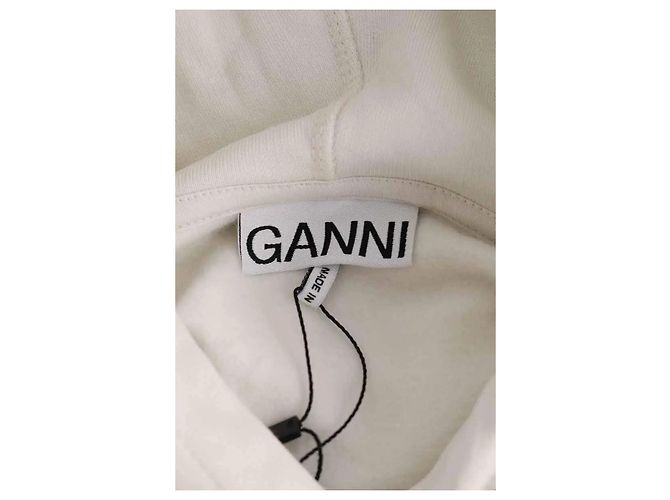 Sudadera Ganni beige de algodón - vista 5