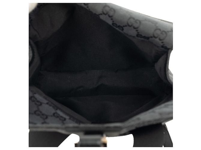 Zaino Jackie Gucci GG Canvas Nero - vista 4