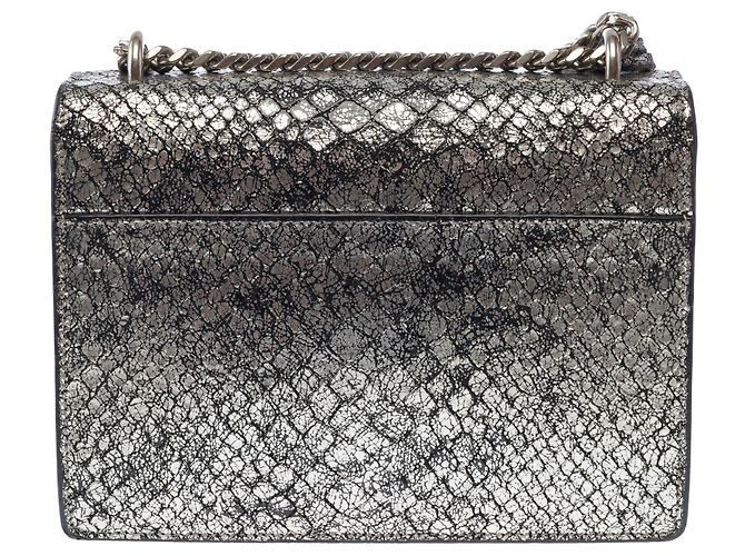 Borsa YVES SAINT LAURENT in Pelle Argentata - 103885 Argento - vista 3