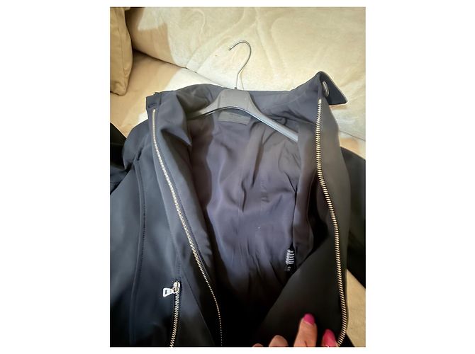 Giacca Prada in nylon blu marino Nero - vista 10