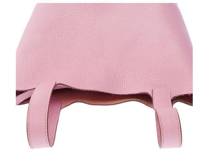 Hermès Borsa HERMES Picotin in Pelle Rosa - 103884 - vista 10