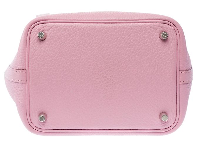 Hermès Borsa HERMES Picotin in Pelle Rosa - 103884 - vista 11