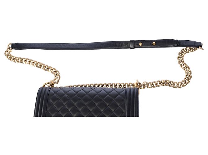 Borsa CHANEL Boy in Pelle Nera - 103882 Nero - vista 10