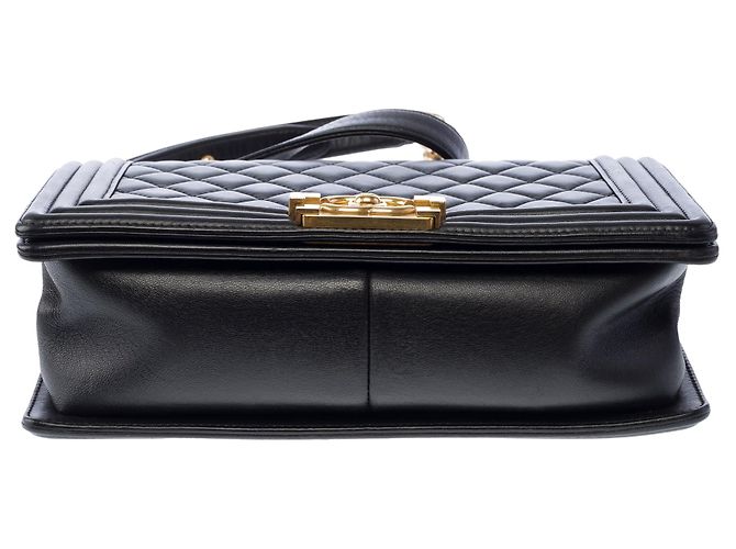 Borsa CHANEL Boy in Pelle Nera - 103882 Nero - vista 11