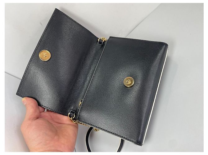 Borsa a tracolla Dsquared2 in pelle nera Nero - vista 7