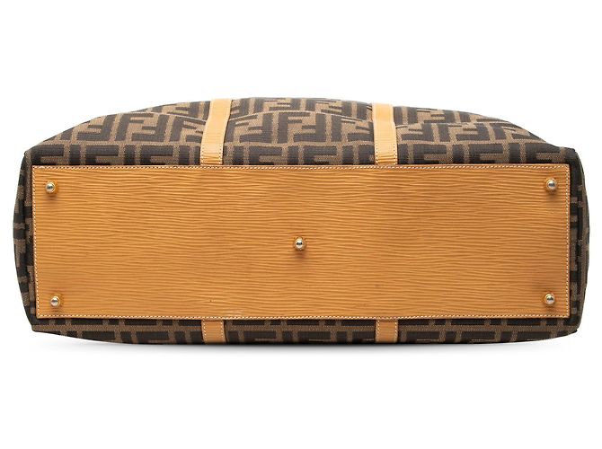 Sac de voyage Fendi Zucca Canvas marron - vue 3