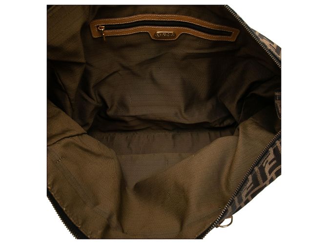 Sac de voyage Fendi Zucca Canvas marron - vue 4