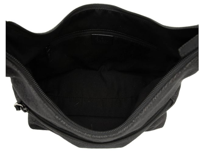 Borsa a tracolla Gucci GG in denim nero - vista 4